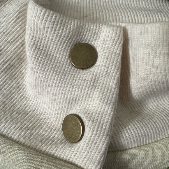 Women's Anthropologie Daily Practice Beige and Green Jacket with Nature Print - Picture 5 of 9